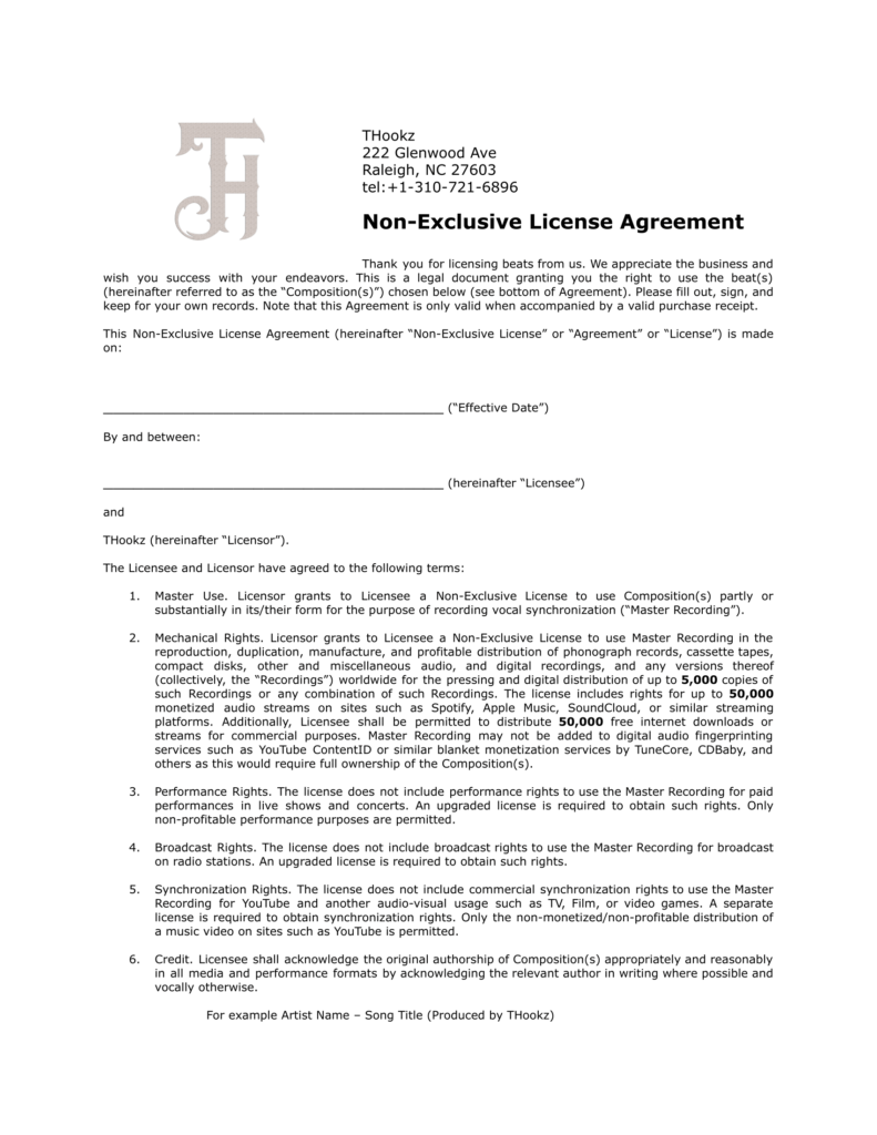 THookz Basic Lease License-1